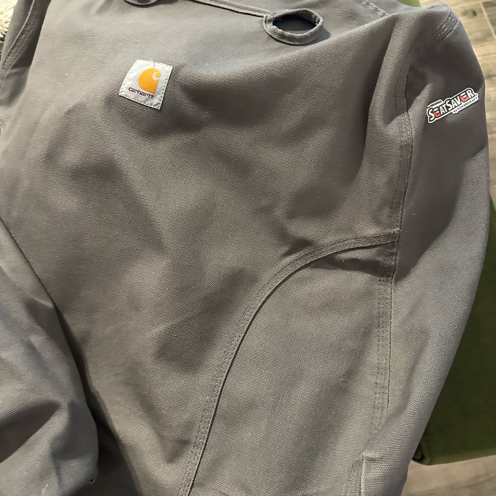 Carhartt Gray Toyota TRD pro front seat covers custom made 2015-2020 - Picture 3 of 5